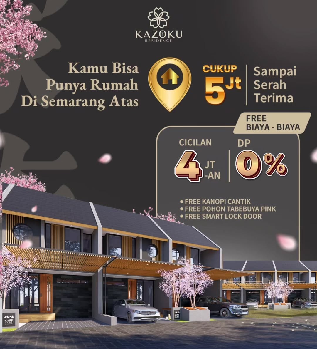 Kazoku Residence Cluster Berkonsep Jepang Lokasi Di Semarang Atas